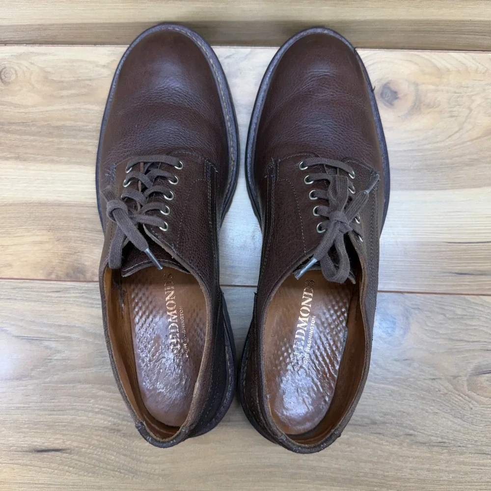 Allen Edmonds Discovery Derby 9.5 D‎ Brown Leather Extralight Soles Business